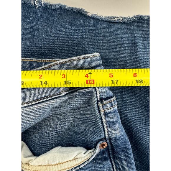 Old Navy High Rise O.G. Loose Jeans Cropped Women's 14 Blue Secret Pockets - Picture 6 of 7